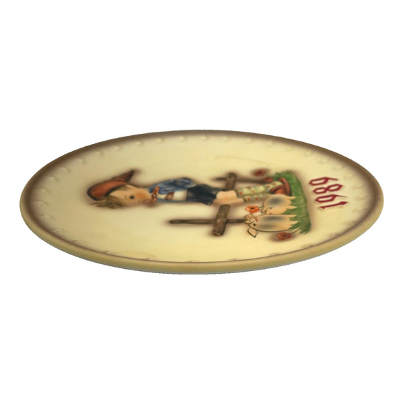 Vintage Goebel M.J HUMMEL 19th Annual Plate 1989 1pc Memorabilia W/ Box - Picture 6 of 14